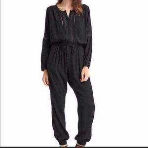 Black GAP Long Sleeve Jumpsuit